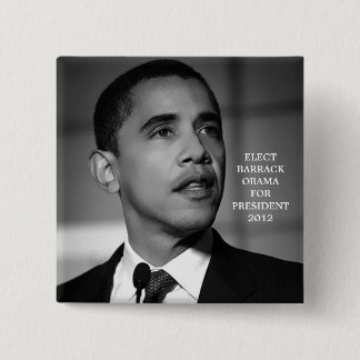OBAMA FÜR PRÄSIDENTEN 2012 KNOPF BUTTON