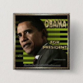 Obama für prez button