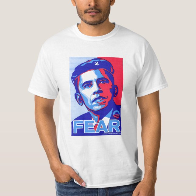 Obama-FURCHT T-Shirt (Vorderseite)