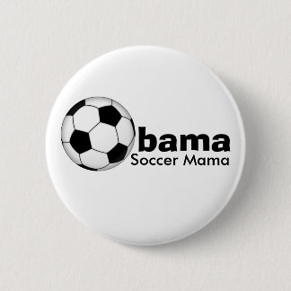 Obama-Fußball-Mutterknopf Button