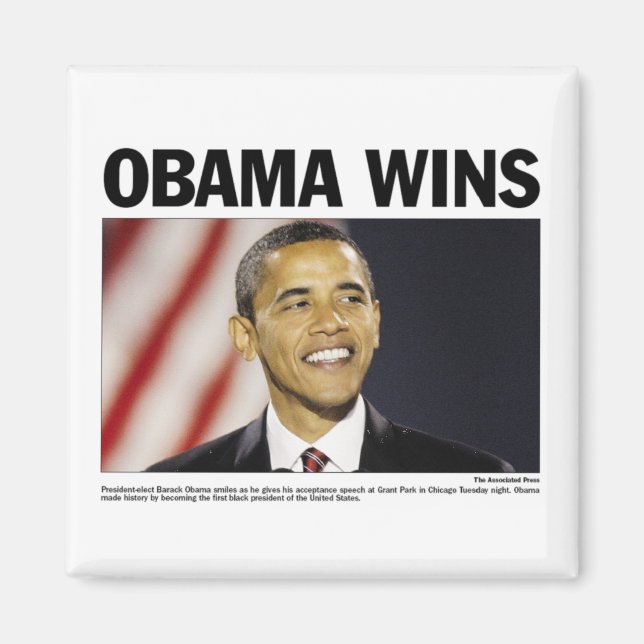 Obama gewinnt Magnet (Vorne)