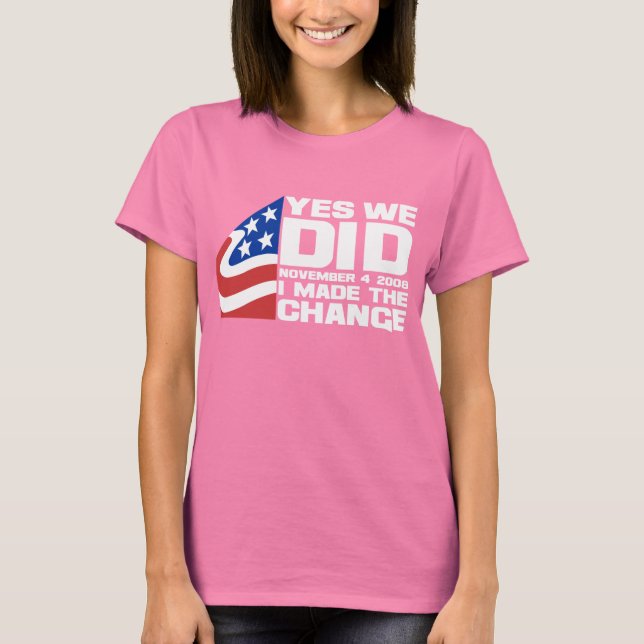 Obama gewinnt T-Shirt (Vorderseite)