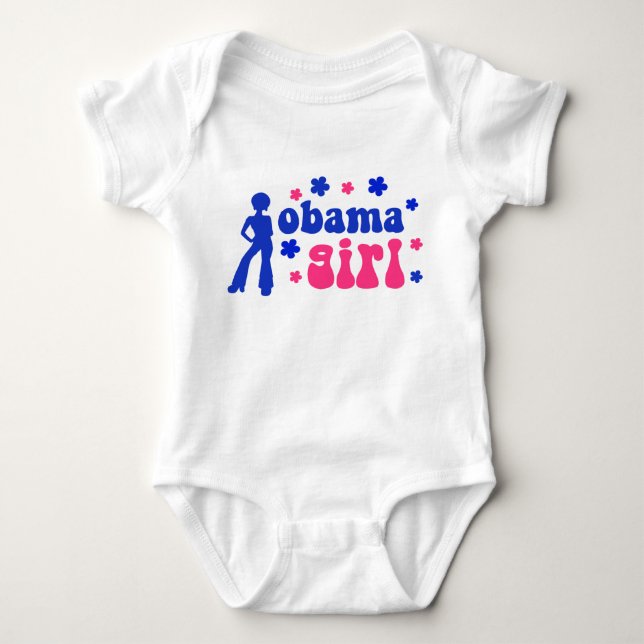 Obama Girl Baby Strampler (Vorderseite)