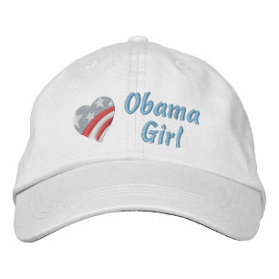 Obama Girl Bestickte Baseballkappe