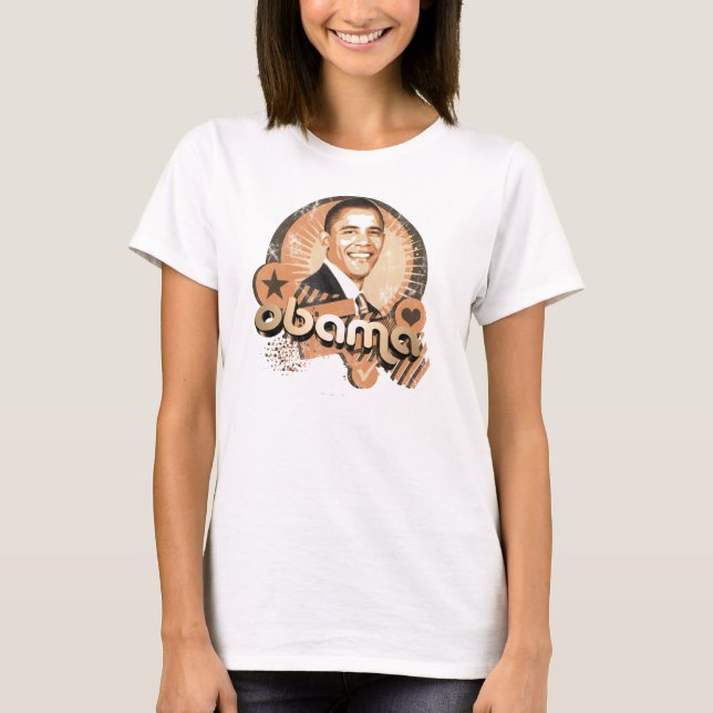 Obama-Gold T-Shirt (Vorderseite)