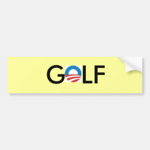 Obama-Golf-Autoaufkleber Autoaufkleber