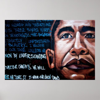 Obama Graffiti Poster