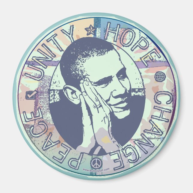 obama Groovy Dream Magnet (Vorne)