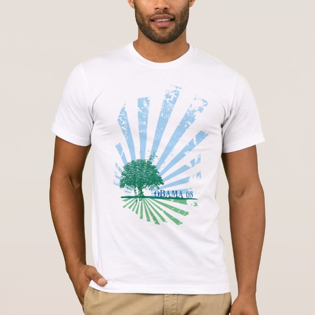 Obama-Grün T-Shirt (Vorderseite)