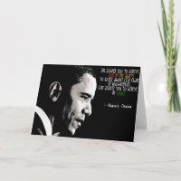 Obama-Gruß-Karte
