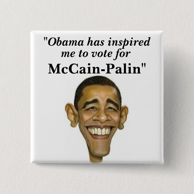 "Obama hat, ich inspiriert, um für zu wählen,… Button (Vorderseite)