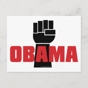 Obama hat recht! postkarte