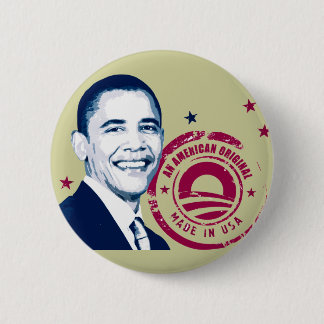 Obama - hergestellt in USA Button