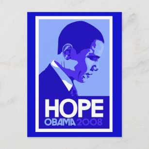Obama Hope Postcard Postkarte