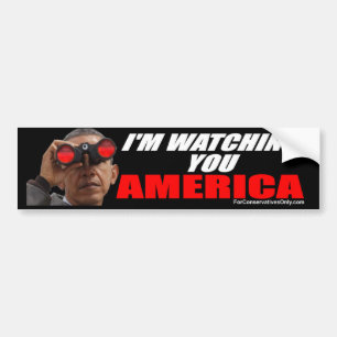 Obama - ich passe Sie Amerika auf Autoaufkleber