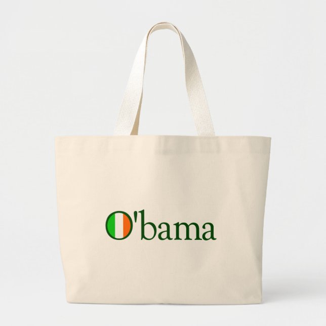 Obama-Iren Jumbo Stoffbeutel (Vorne)