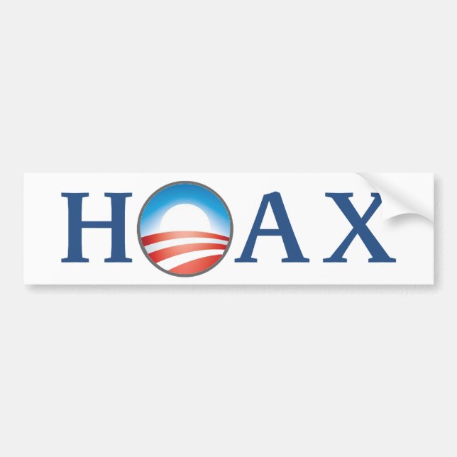 Obama ist ein HOKUSPOKUS Autoaufkleber (Vorne)
