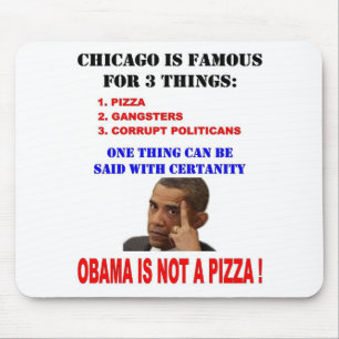 OBAMA IST KEIN PIZZA MOUSEPAD