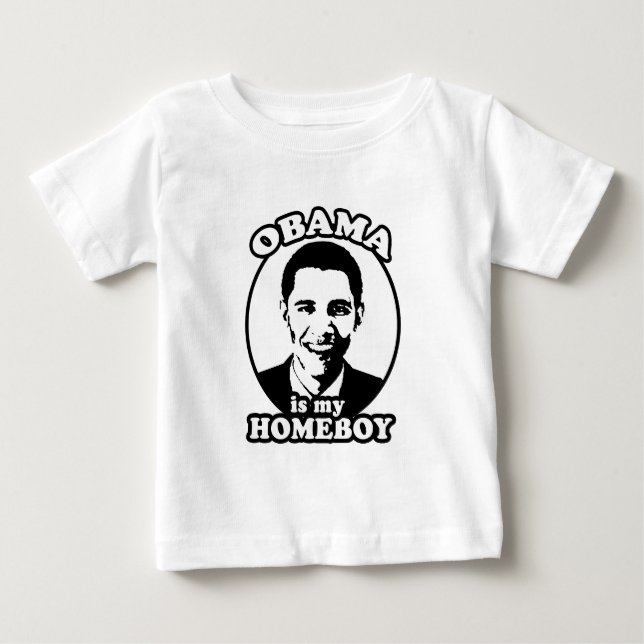 Obama ist mein Homeboy Baby T-shirt (Vorderseite)