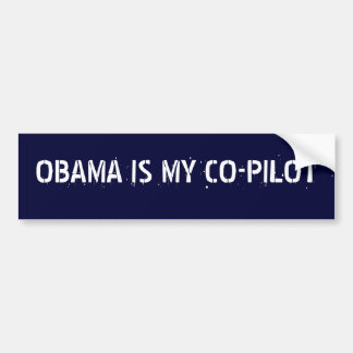 OBAMA IST MEIN KOPILOT AUTOAUFKLEBER