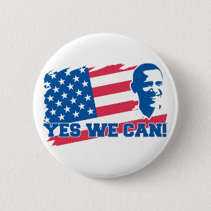 Obama, ja, das wir knöpfen können button
