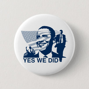 Obama, ja, das wir knöpften button