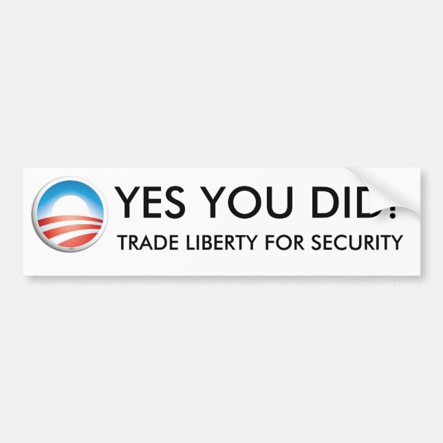 OBAMA - JA TATEN SIE! - GESCHÄFTSfreiheit Autoaufkleber (Vorne)