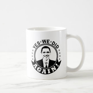 Obama Ja Wir haben wieder V1 BW Kaffeetasse