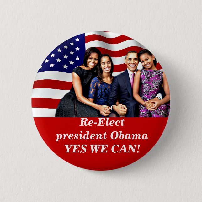 Obama, ja, wir können_ button (Vorderseite)