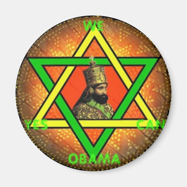 Obama ja wir können Magnet (Vorne)