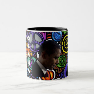 OBAMA-Kaffee Zweifarbige Tasse