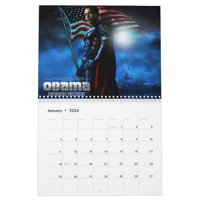 OBAMA-KALENDER KALENDER (Jan 2026)