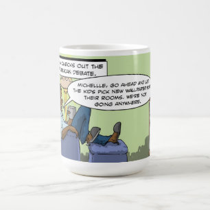 Obama-Karos heraus die republikanische Debatte Kaffeetasse
