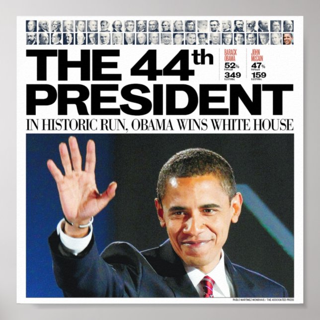 Obama : Le 44ème Poster du Président (Devant)
