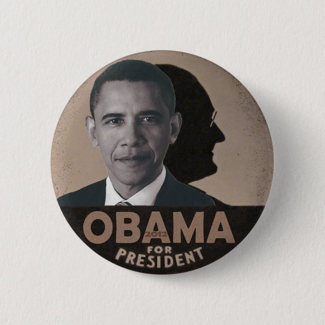 Obama lenkt FDR Button (Vorderseite)