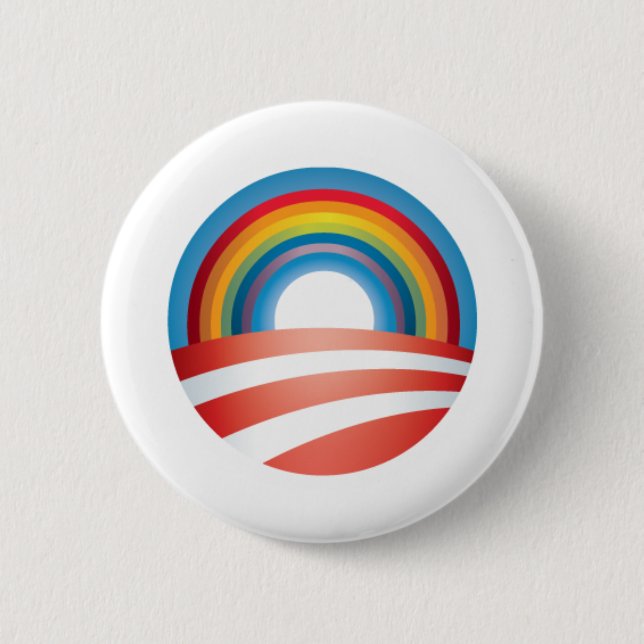 Obama LGBT Button (Vorderseite)