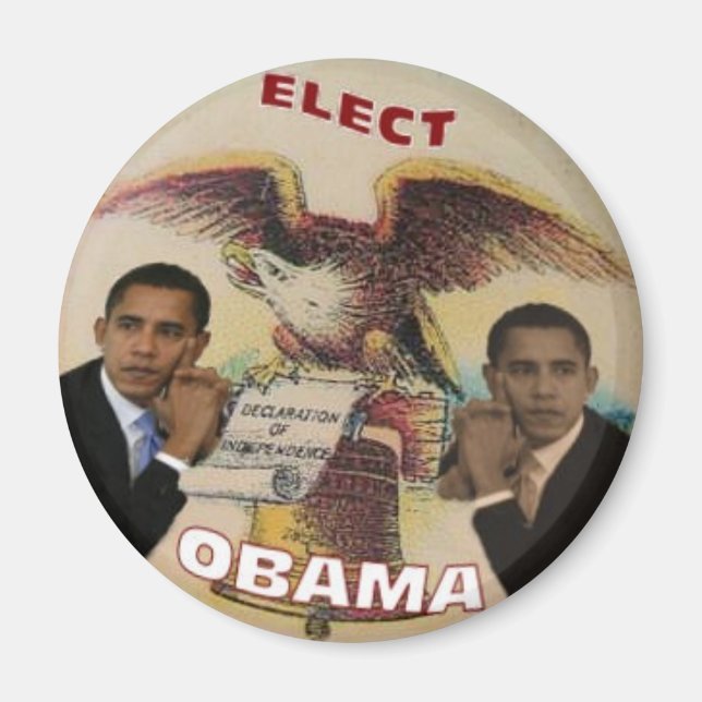 Obama Liberty Bell Magnet (Vorne)