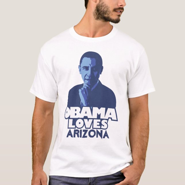 OBAMA-LIEBEN Arizona T-Shirt (Vorderseite)