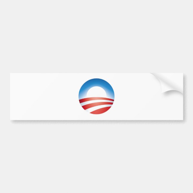 Obama-Logo Autoaufkleber (Vorne)