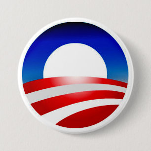Obama-Logo-Entwurf Zazzle Produkte Button