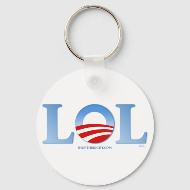 Obama LOL Schlüsselanhänger (Vorderseite)