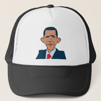 Obama - lustiges Porträt Truckerkappe