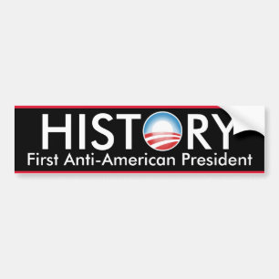 Obama macht Geschichte Autoaufkleber