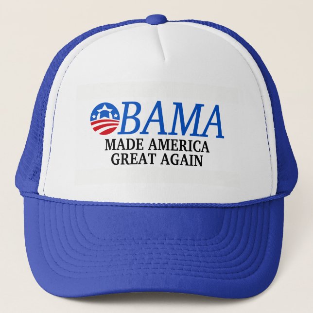 Obama machte Amerika groß wieder Truckerkappe (Vorderseite)