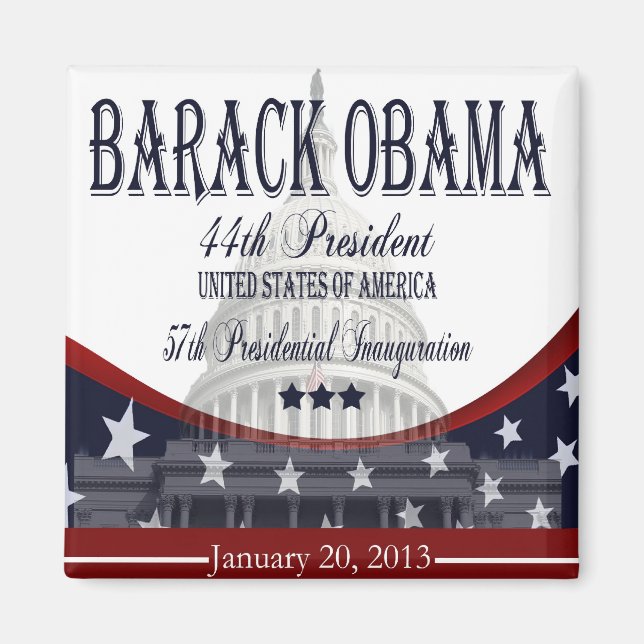 Obama-Magnet 2013 Magnet (Vorne)