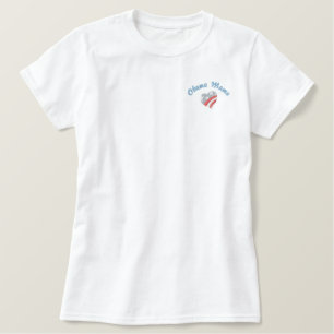 Obama Mama Besticktes T-Shirt