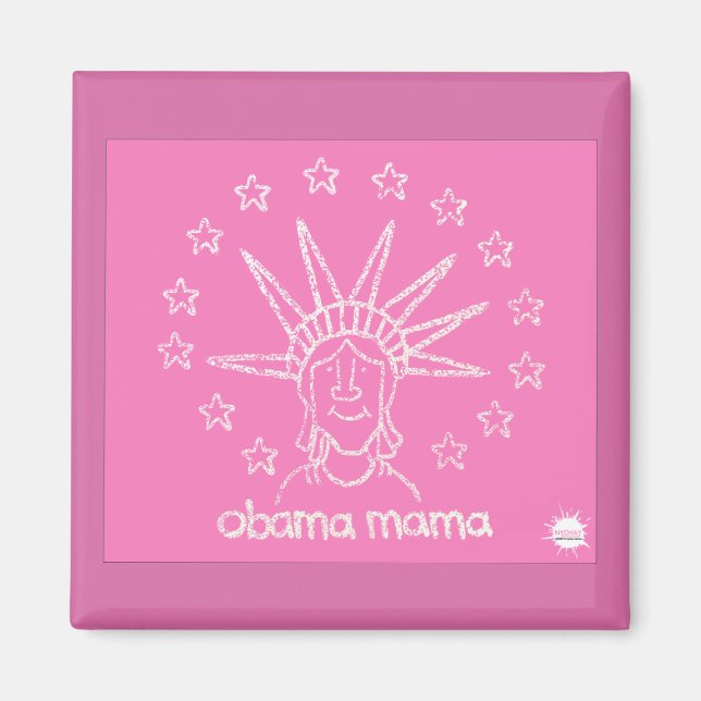 OBAMA-MAMA-Magnet Magnet (Vorne)