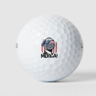 Obama Merica 4. Juli Shirt für Männer Frauen Junge Golfball
