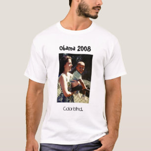Obama mit seiner Mutter, färben blind…, Obama 2 T-Shirt