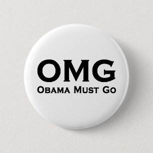Obama muss Antigehen Obama Button
